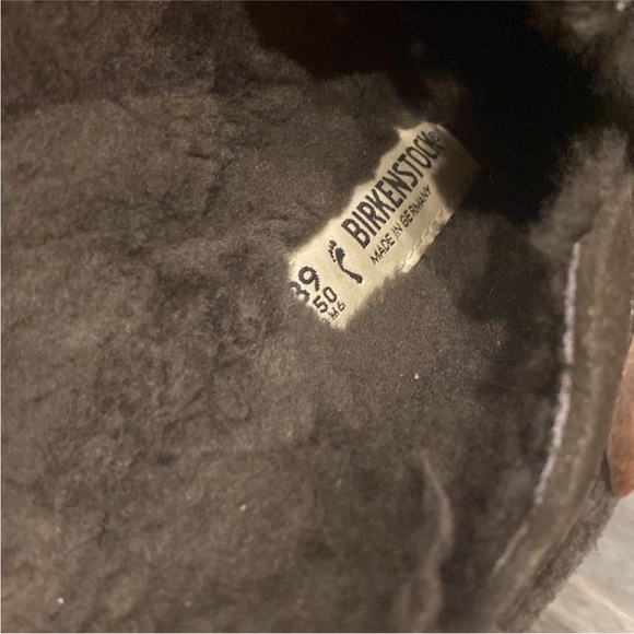 Boston Shearling Suede Leather - Mocha size 8 - Picture 3 of 4